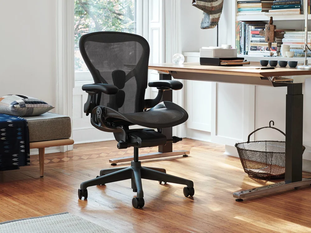Herman Miller Aeron task chair in a working interior